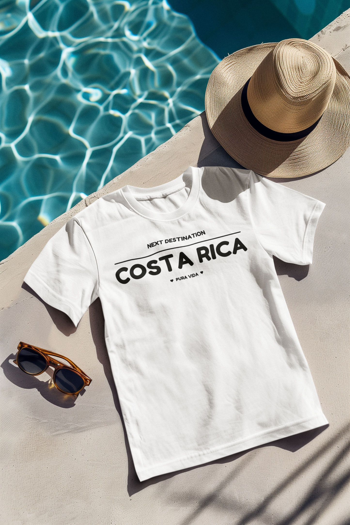 Costa Rica - "Pura Vida" Unisex Cotton T-shirt