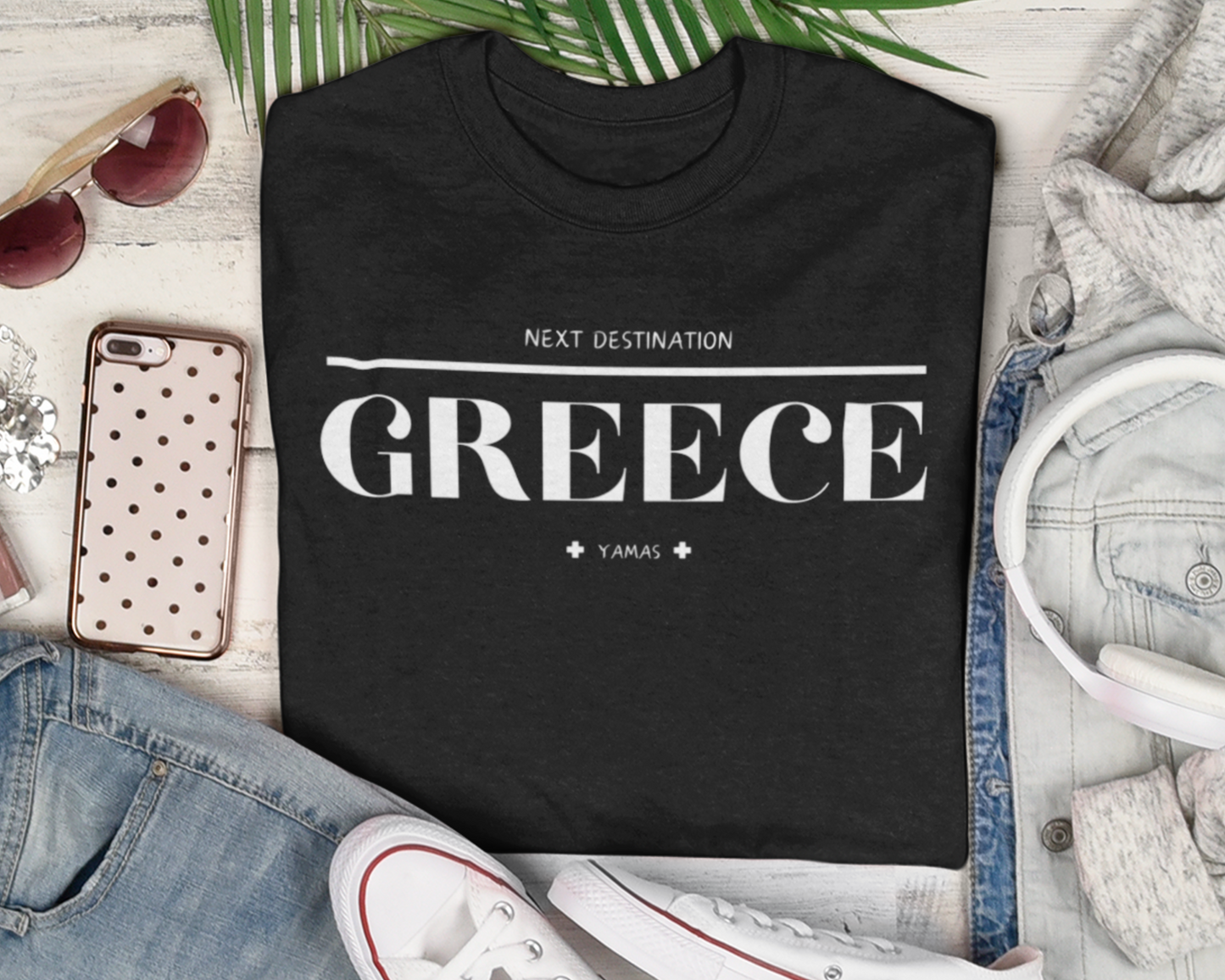 Greece - "Yamas" Unisex Cotton T-shirt