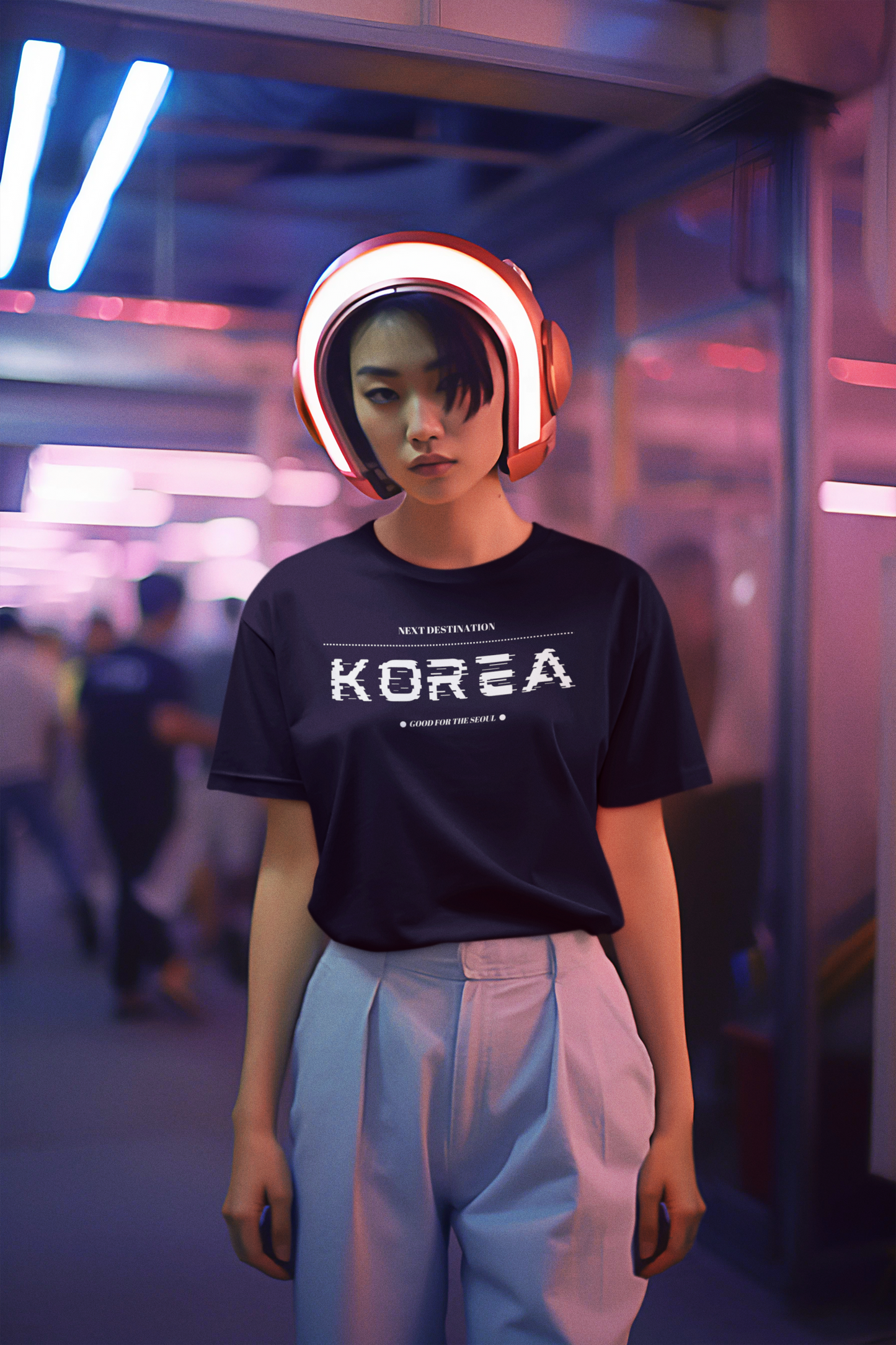 Korea - "Good For The Seoul" Unisex Cotton T-shirt