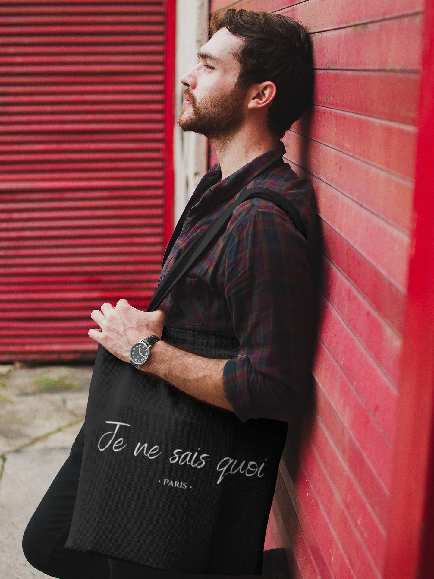 Paris - "Je ne sais quoi" Classic Cotton Canvas Tote Bag