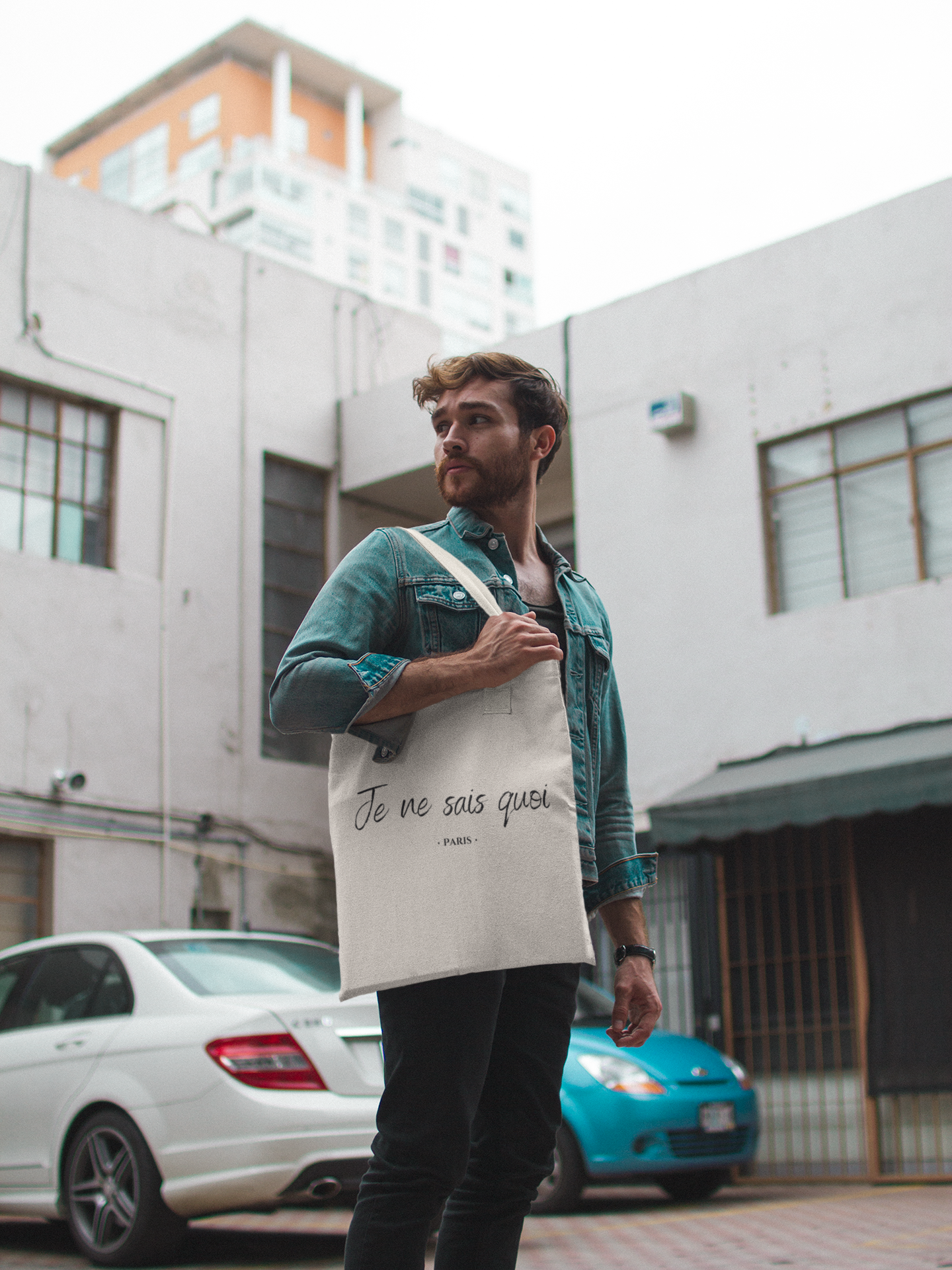 Paris - "Je ne sais quoi" Classic Cotton Canvas Tote Bag
