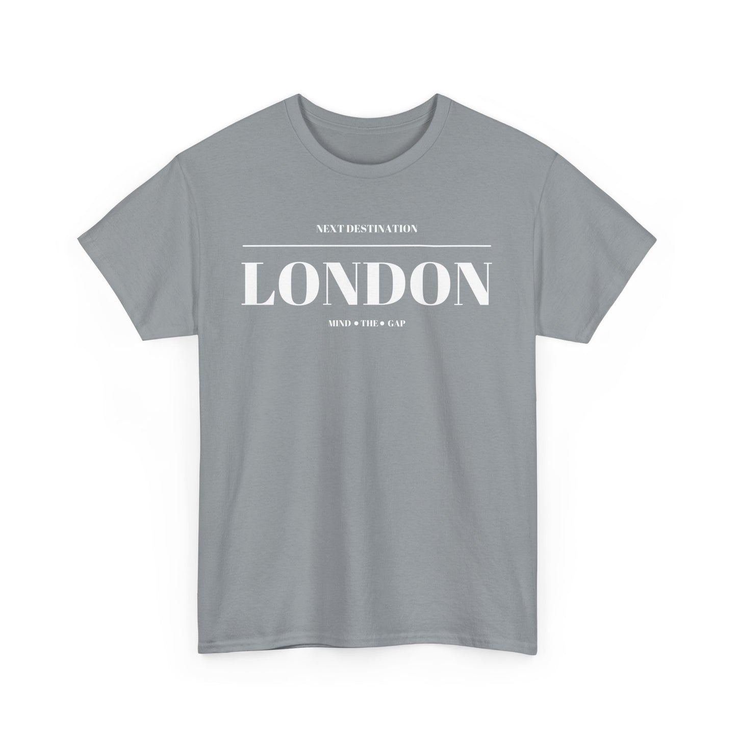 London - "Mind the Gap" Unisex Cotton T-shirt