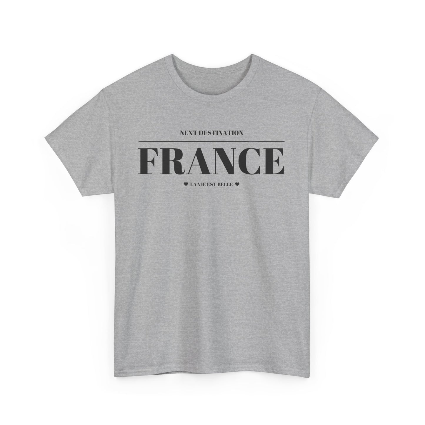 France - "La Vie Est Belle" Unisex Cotton T-shirt