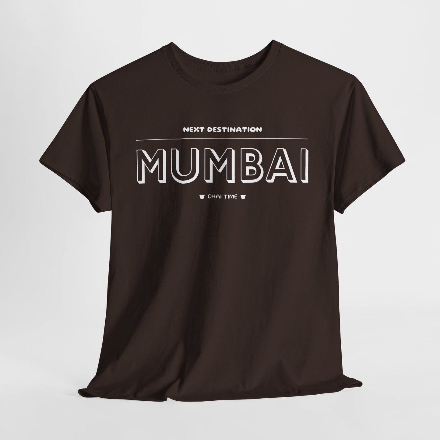 Mumbai - "Chai Time" Unisex Cotton T-shirt
