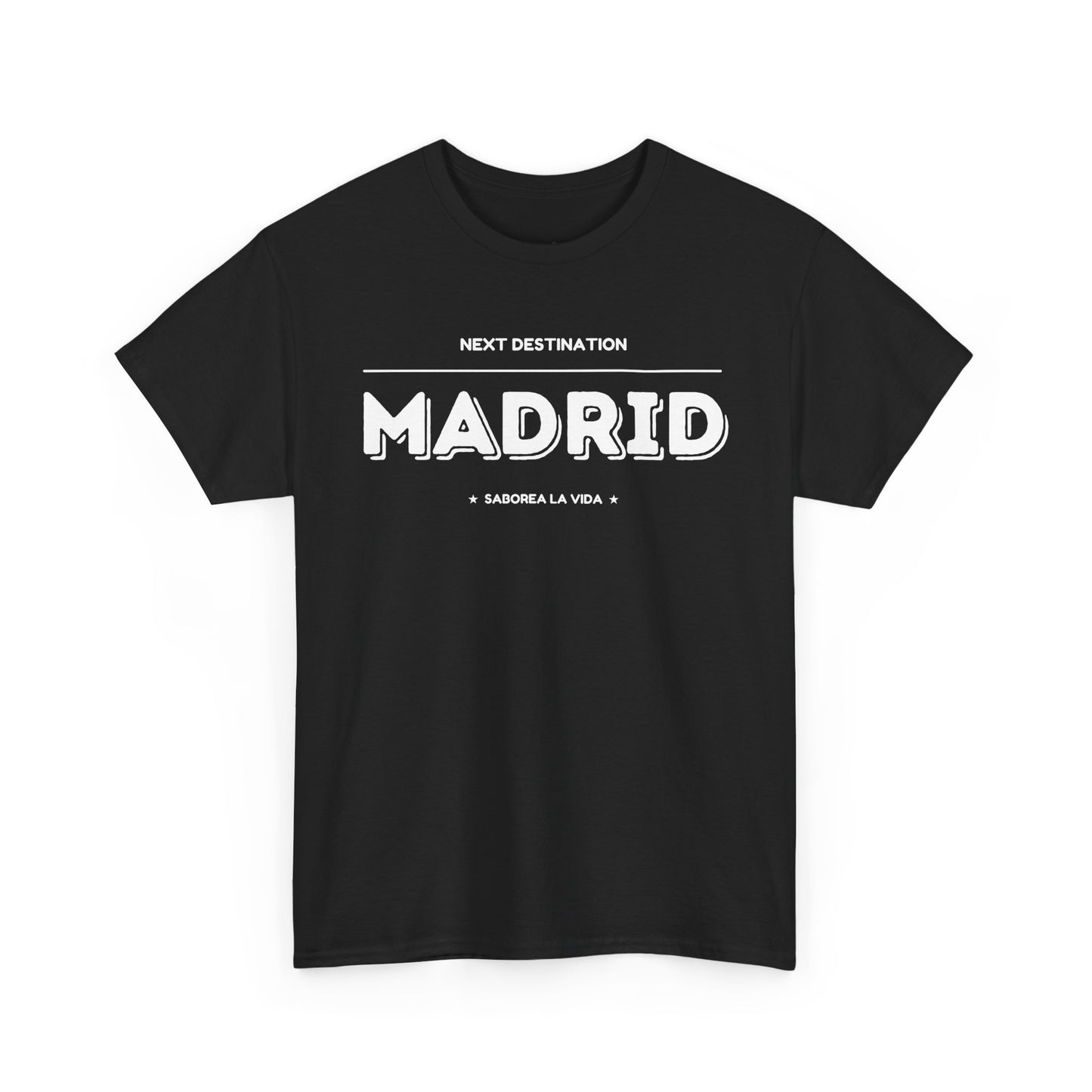 Madrid - "Saborea la Vida" Unisex Cotton T-shirt