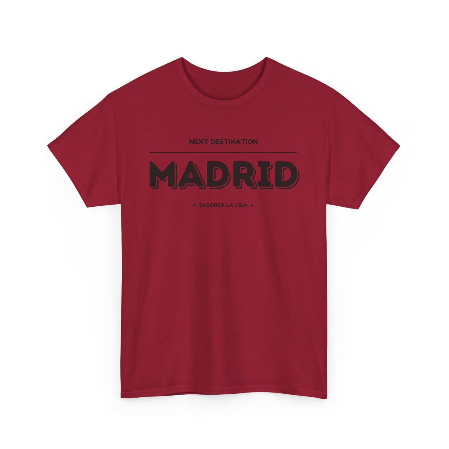 Madrid - "Saborea la Vida" Unisex Cotton T-shirt