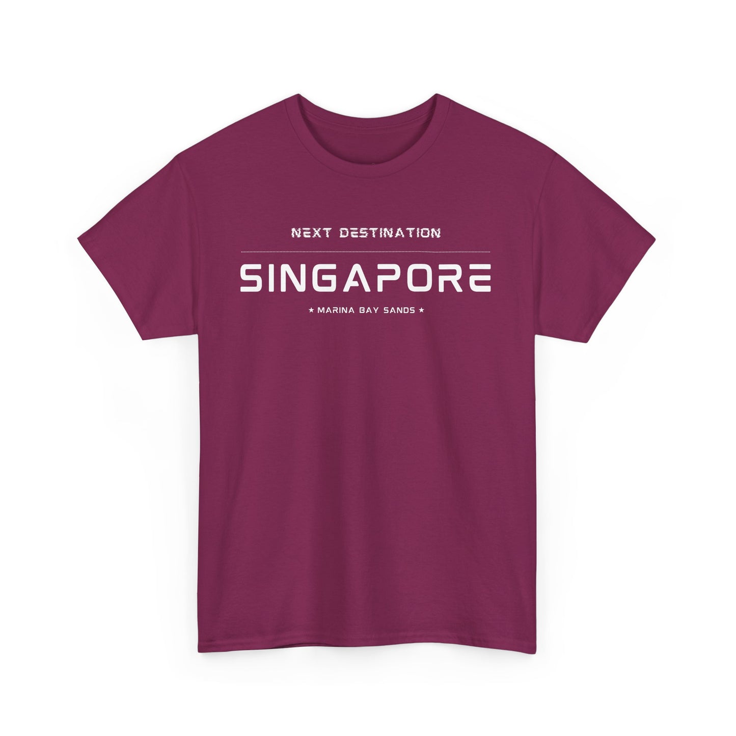 Singapore - "Marina Bay Sands" Unisex Cotton T-shirt