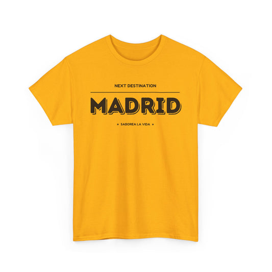 Madrid - "Saborea la Vida" Unisex Cotton T-shirt