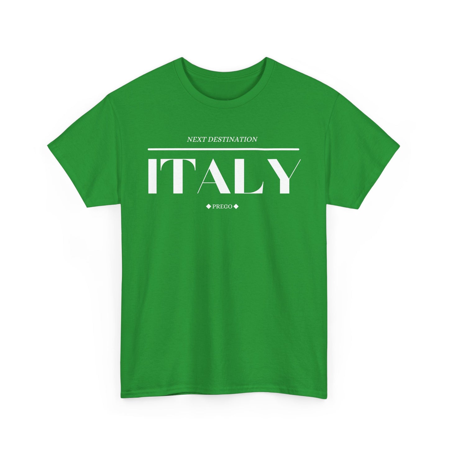Italy - "Prego" Unisex Cotton T-shirt