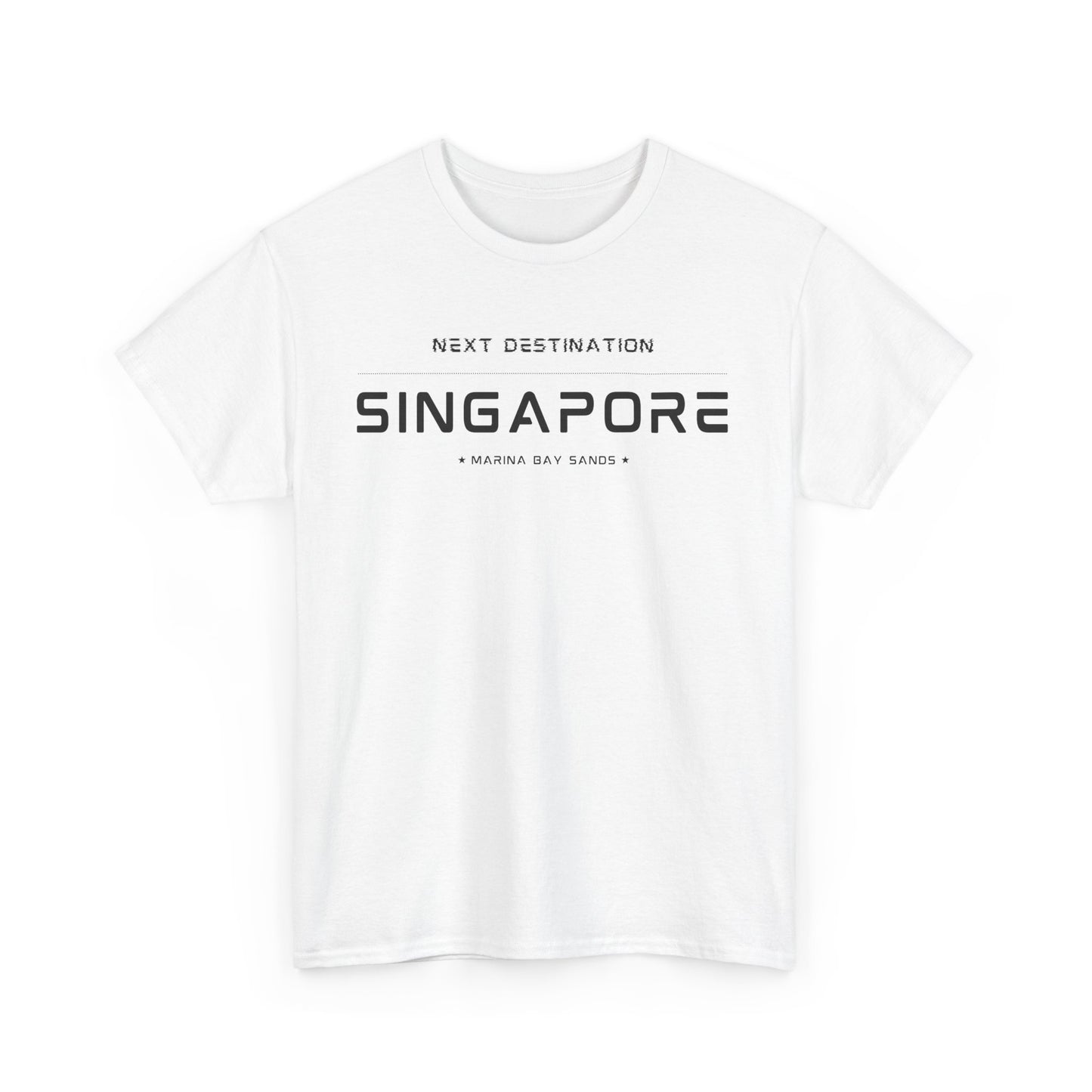 Singapore - "Marina Bay Sands" Unisex Cotton T-shirt