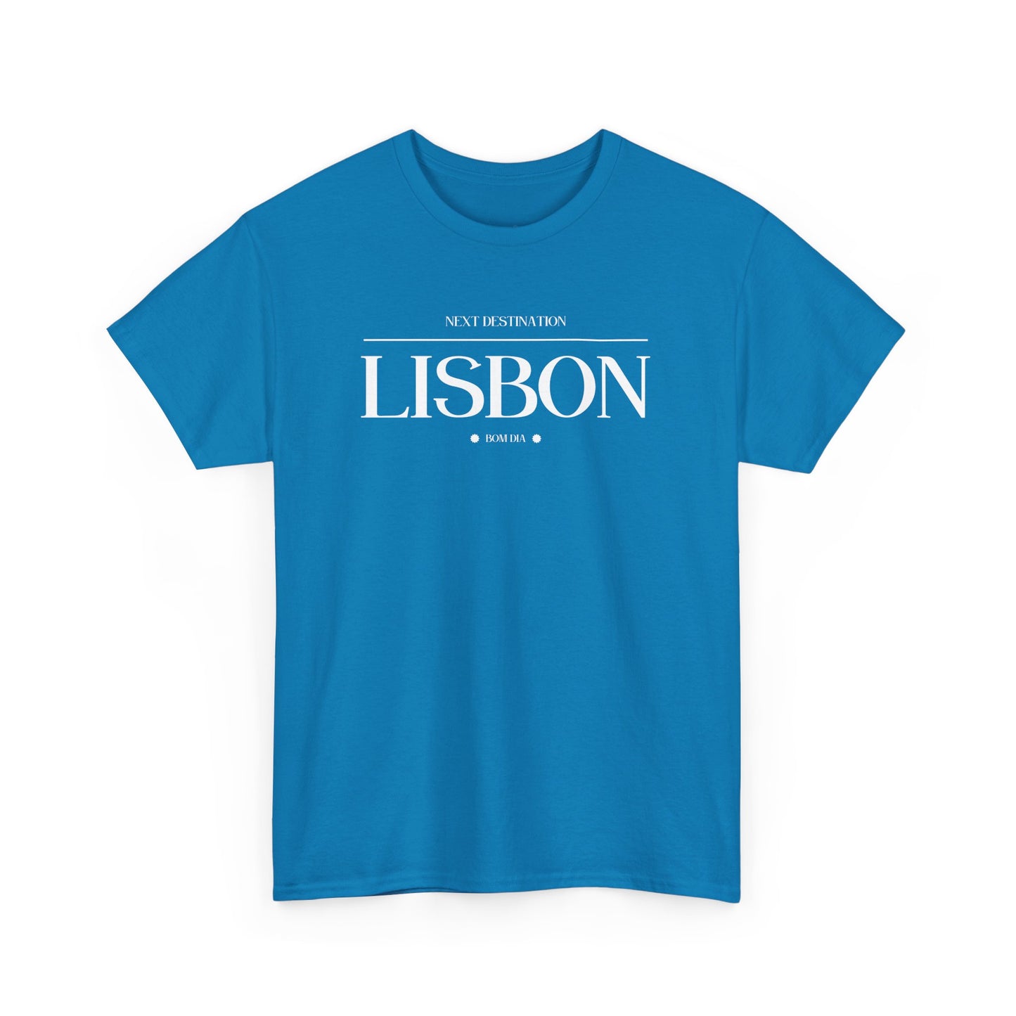 Lisbon - "Bom Dia" Unisex Cotton T-shirt