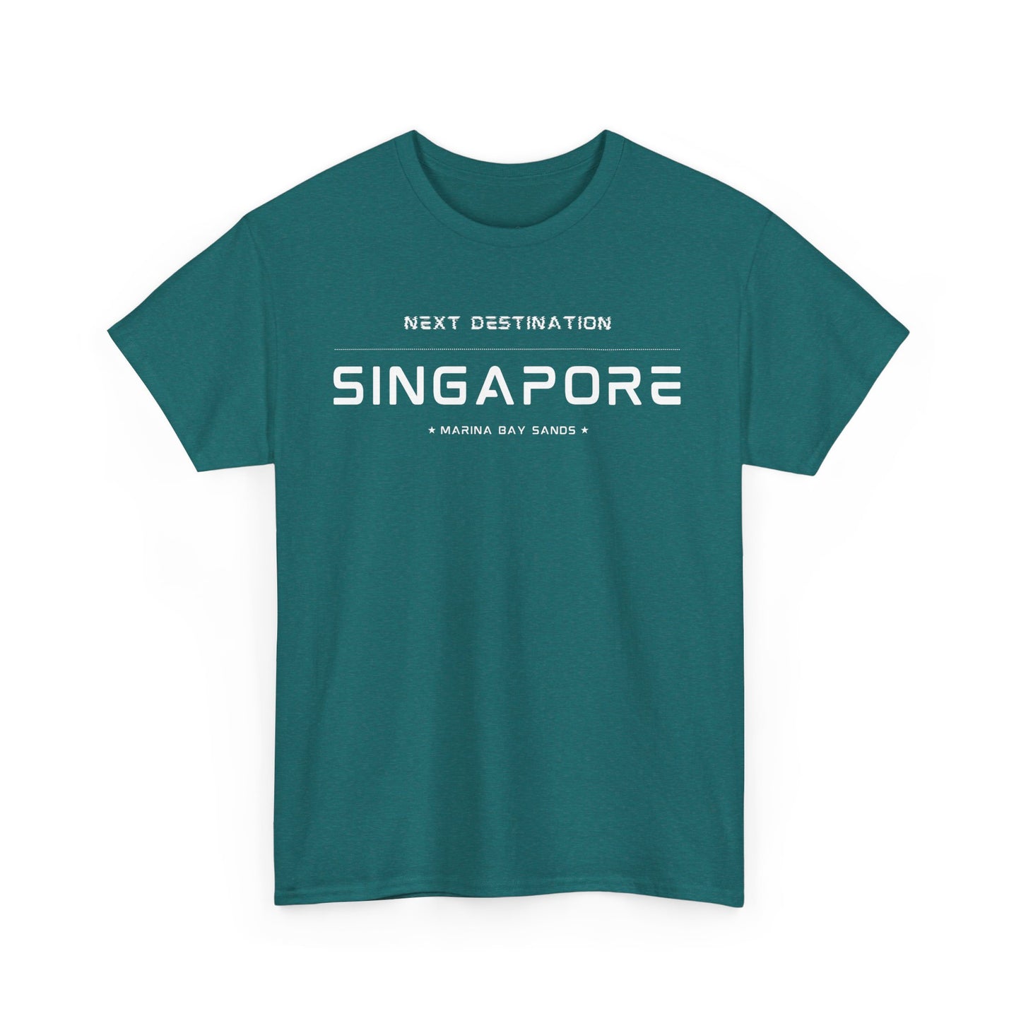 Singapore - "Marina Bay Sands" Unisex Cotton T-shirt