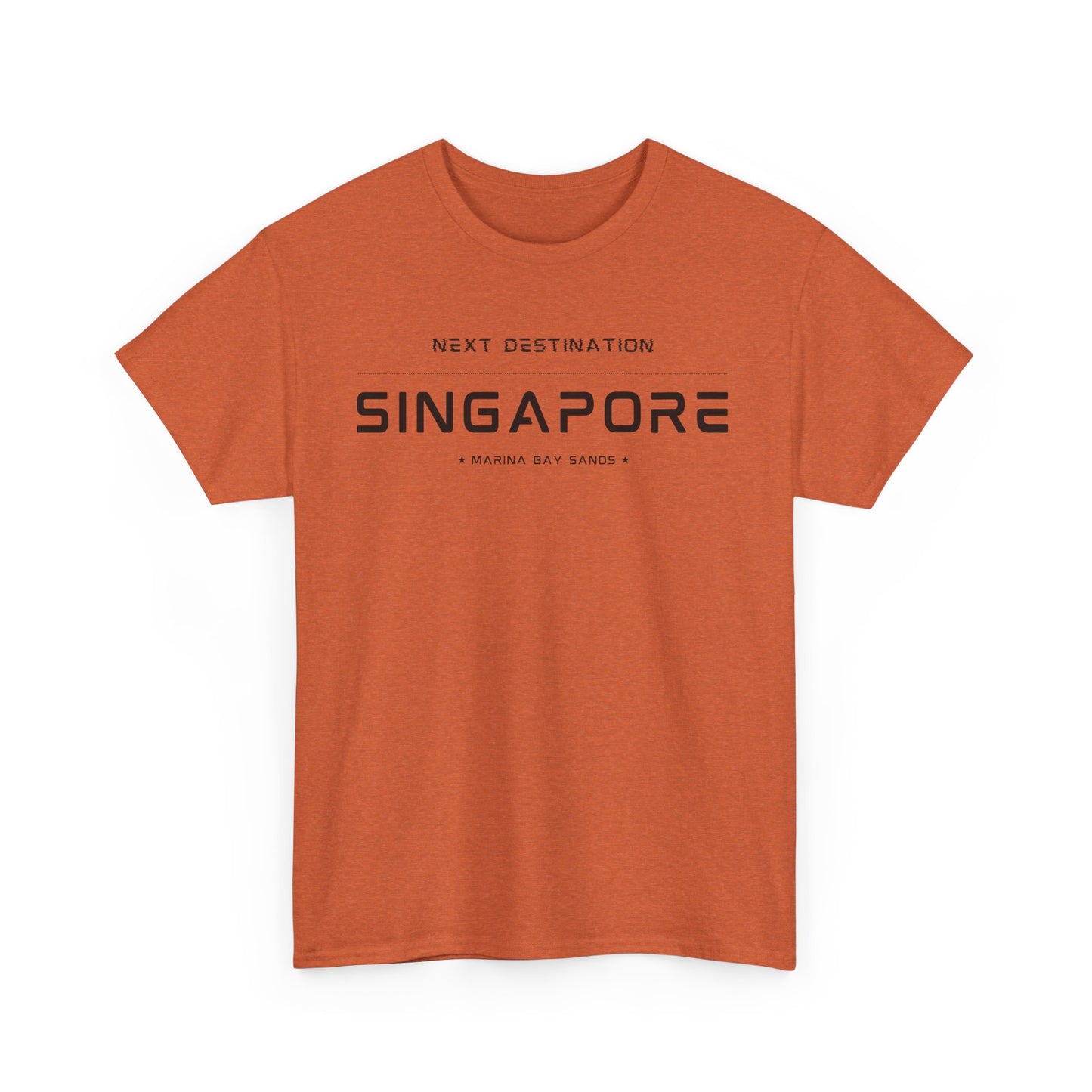 Singapore - "Marina Bay Sands" Unisex Cotton T-shirt