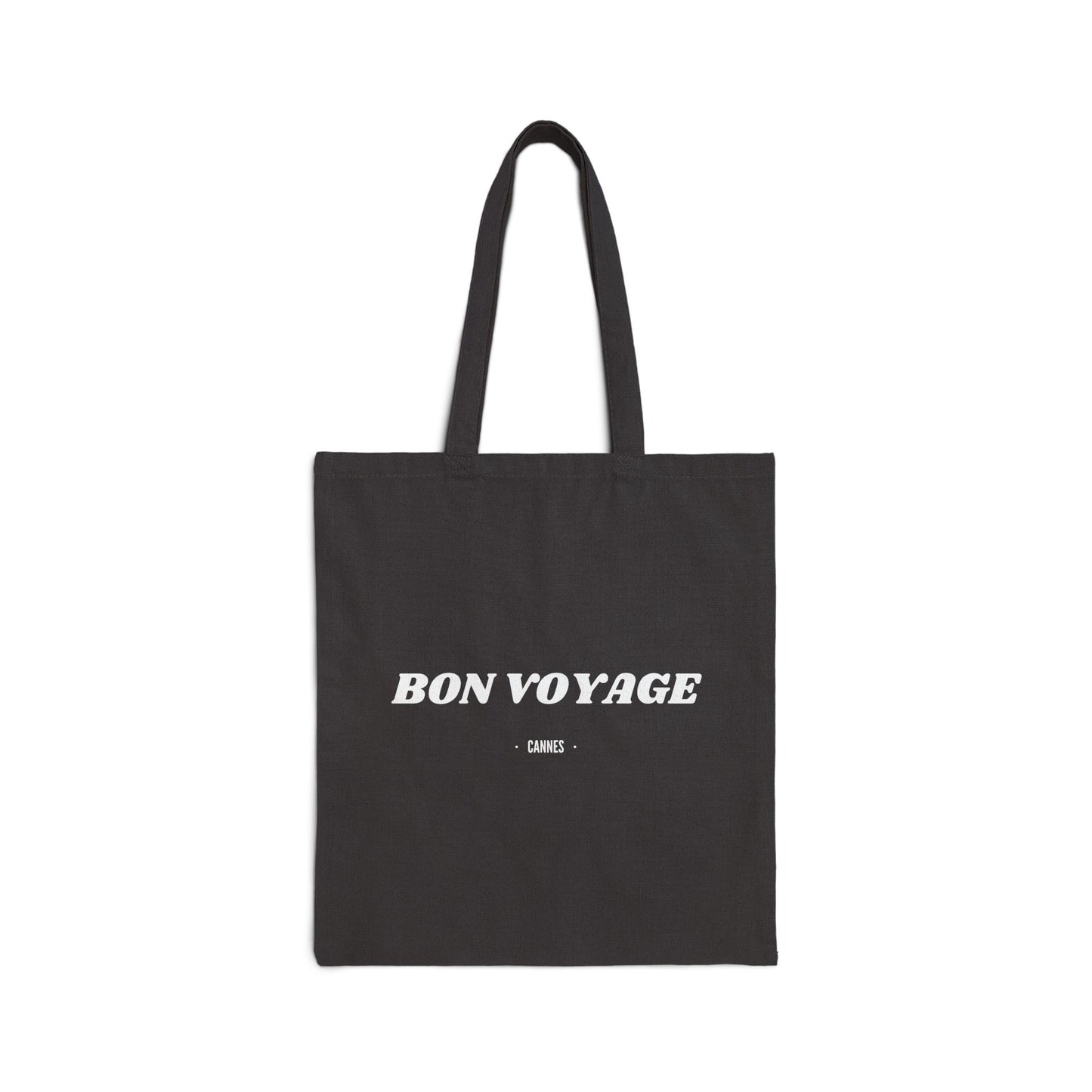 Cannes - "Bon Voyage" Casual Cotton Canvas Tote Bag