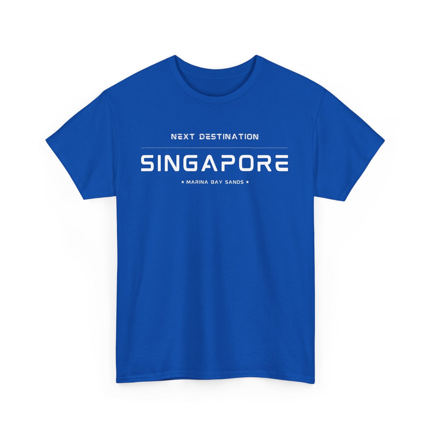 Singapore - "Marina Bay Sands" Unisex Cotton T-shirt