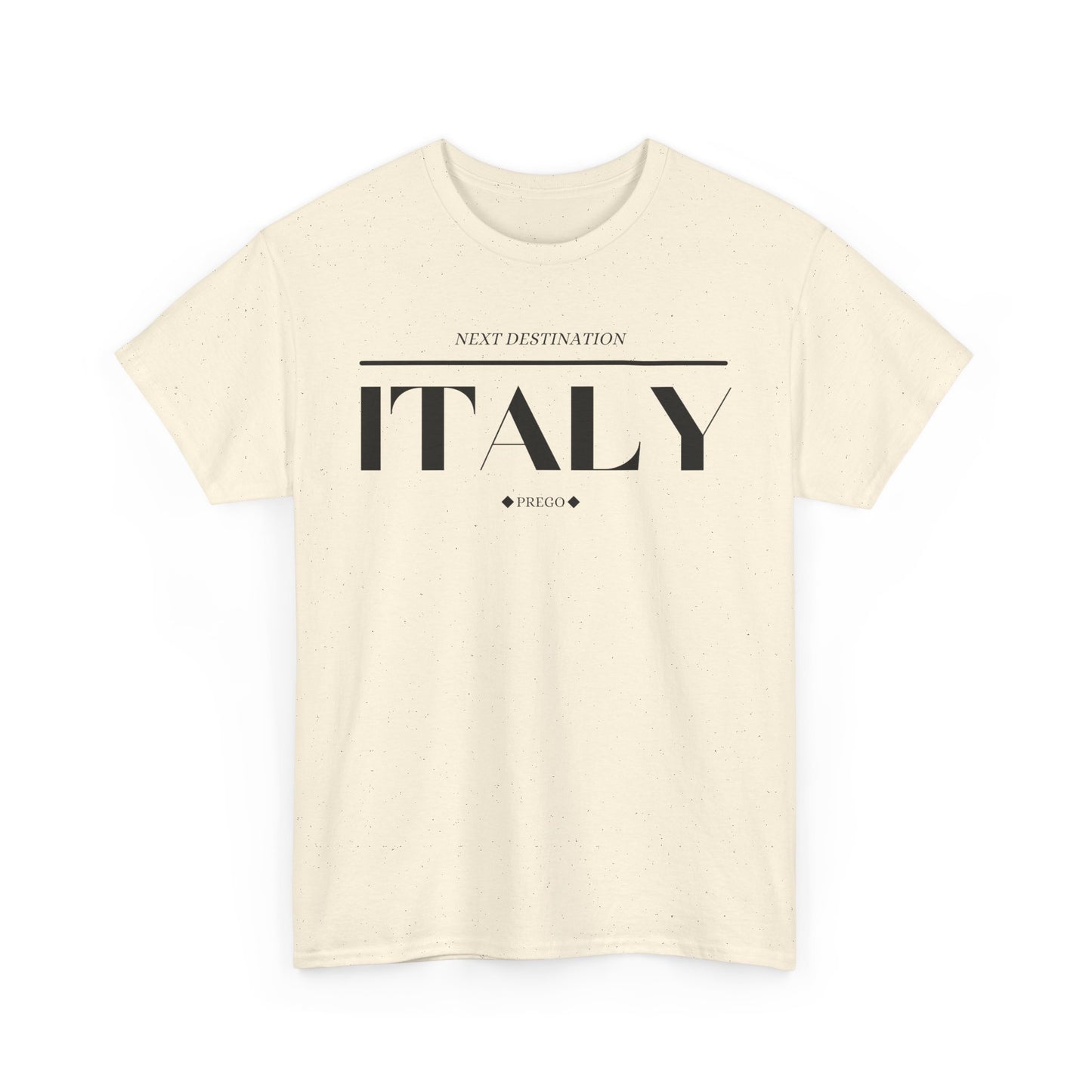 Italy - "Prego" Unisex Cotton T-shirt