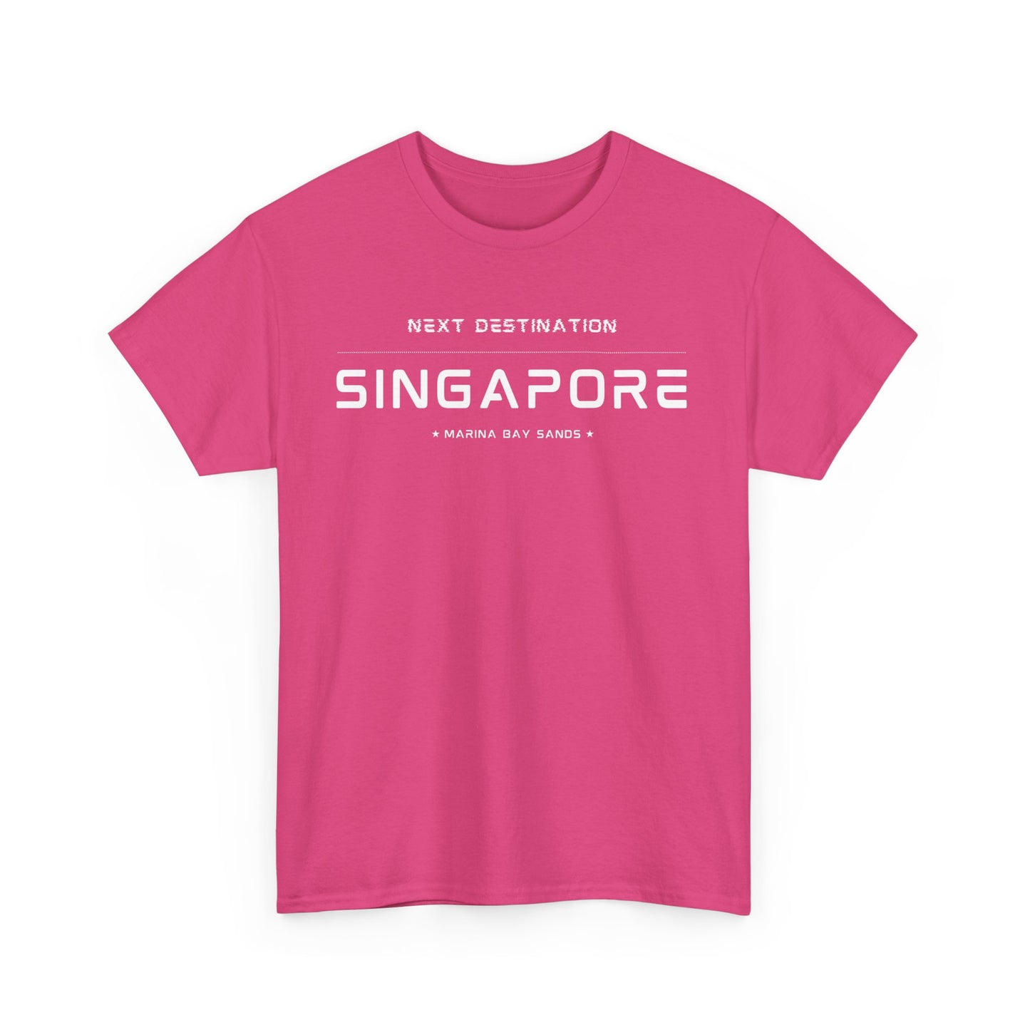 Singapore - "Marina Bay Sands" Unisex Cotton T-shirt
