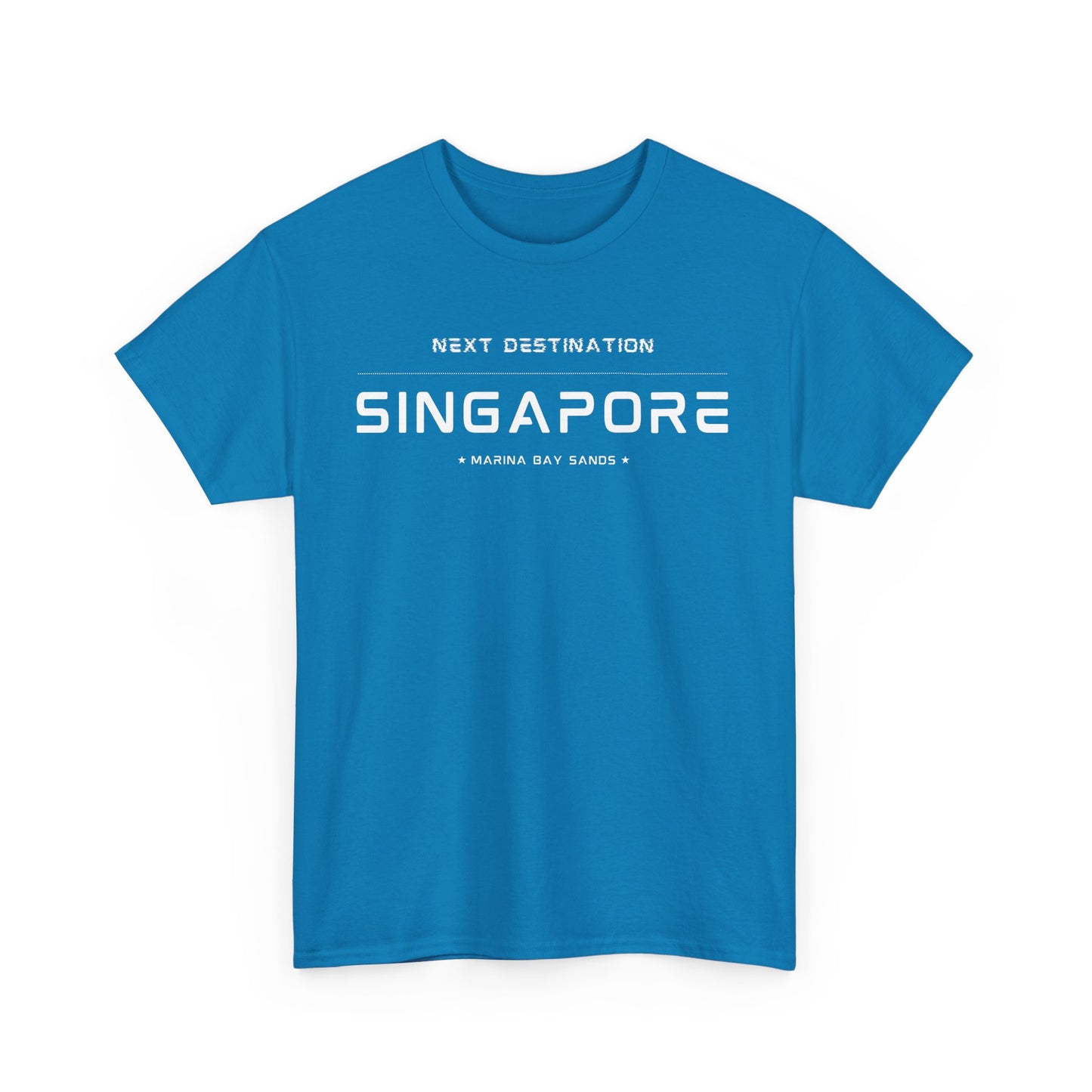 Singapore - "Marina Bay Sands" Unisex Cotton T-shirt