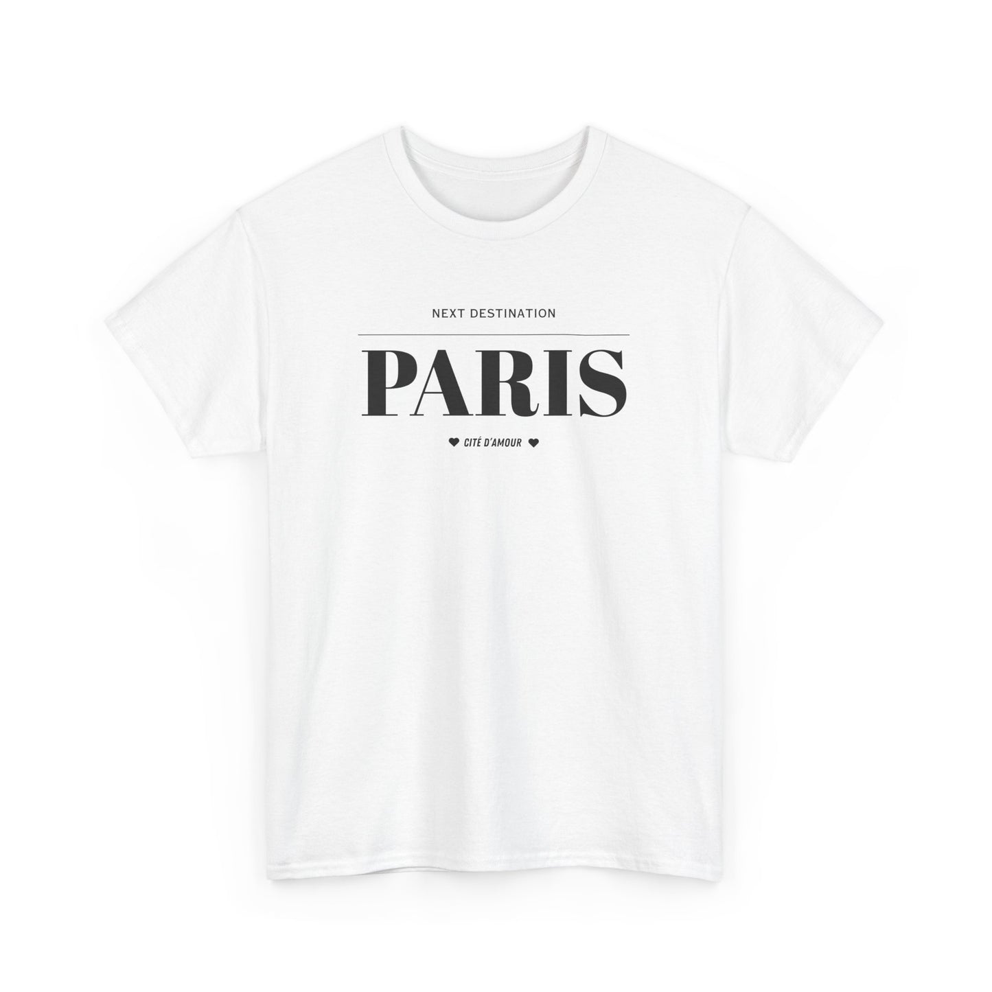 Paris - "Cité D'amour" Unisex Cotton T-shirt