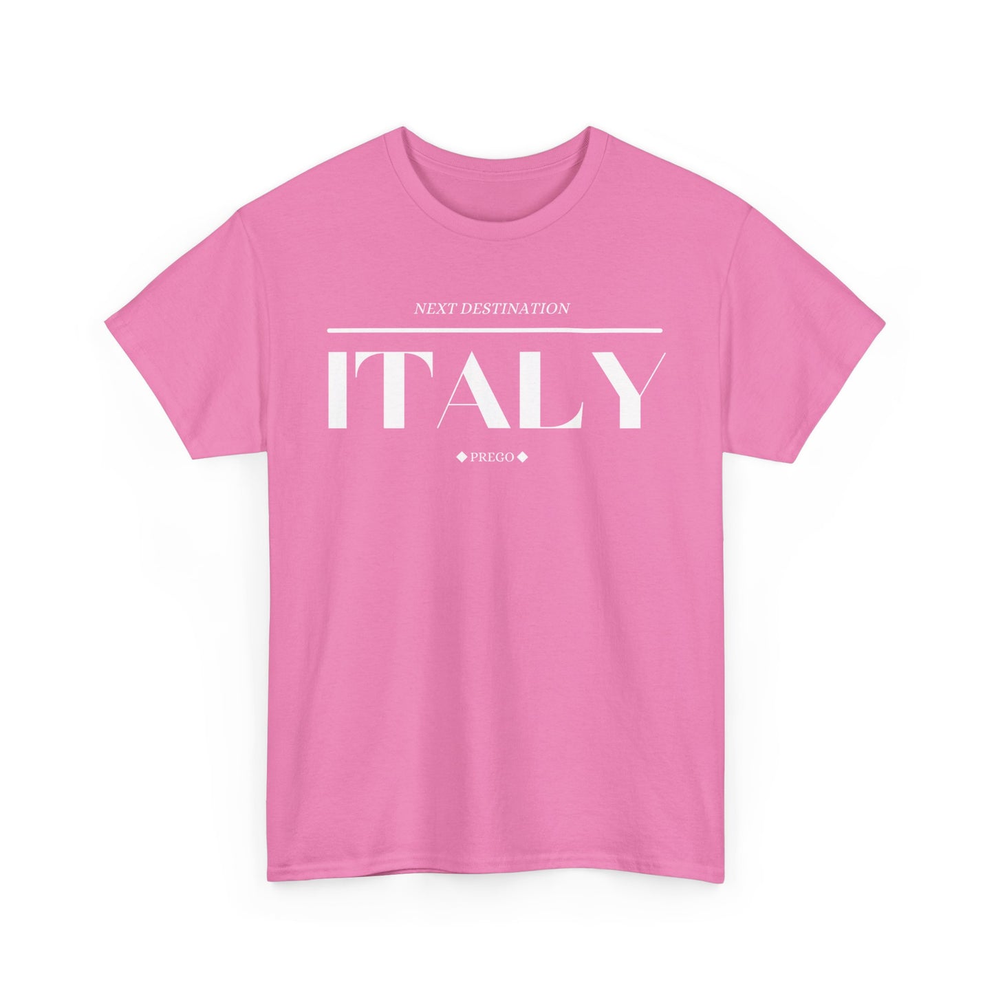 Italy - "Prego" Unisex Cotton T-shirt