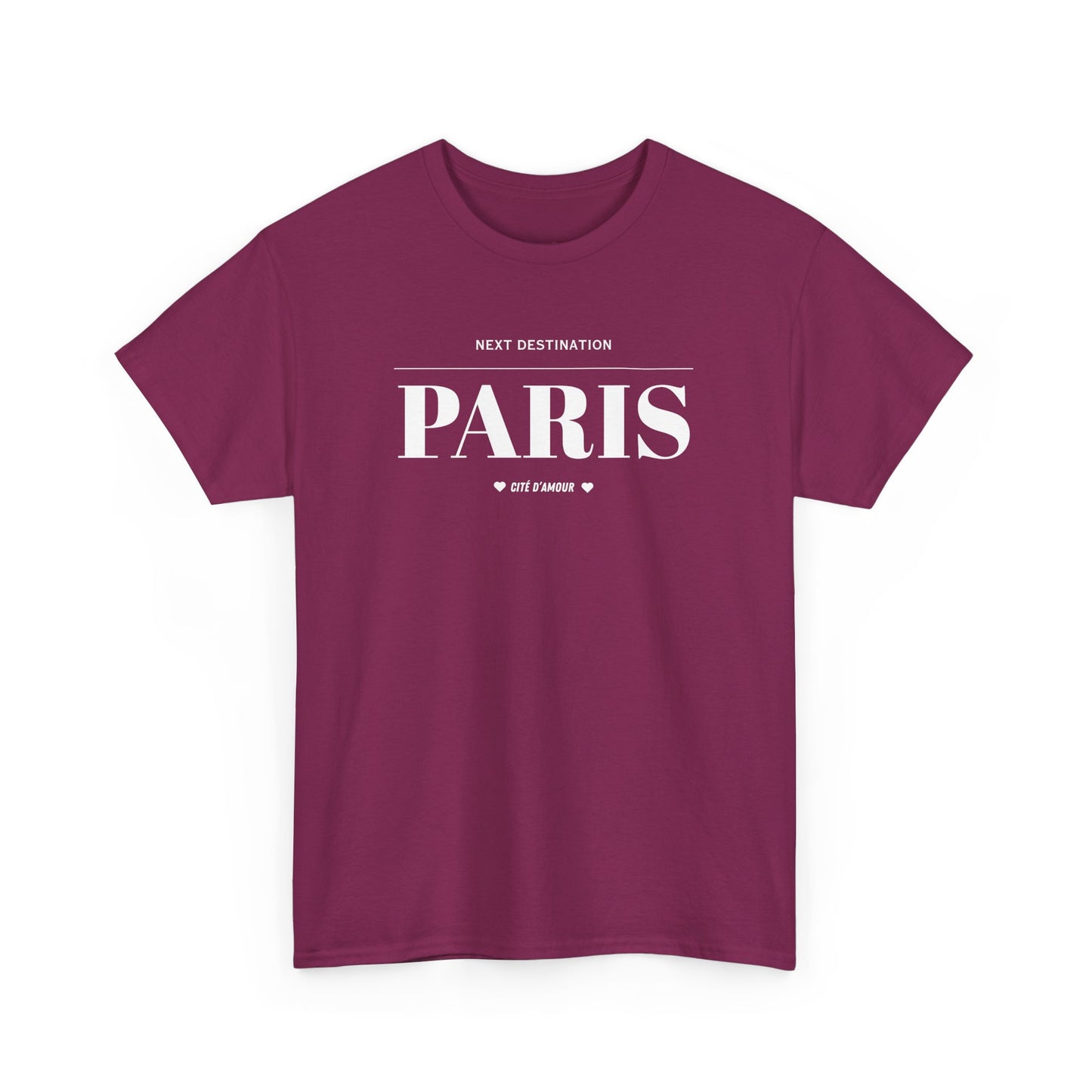Paris - "Cité D'amour" Unisex Cotton T-shirt