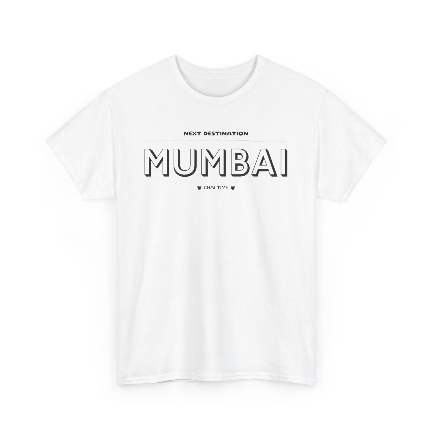 Mumbai - "Chai Time" Unisex Cotton T-shirt